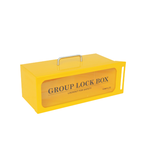 GS-GLB-WM-Y Wall Mount Group Lockout Box