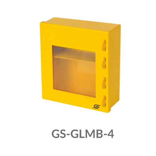 Yellow Gs-Glmb-4 Group Lockout Mini Box