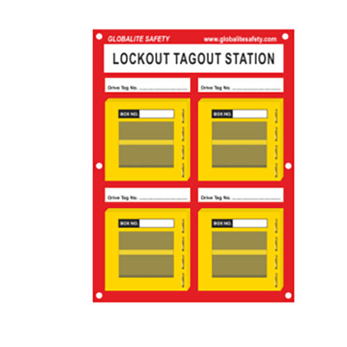 Yellow Gs Glmb 4 S4 Group Lockout Station Mini Box