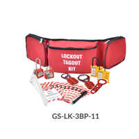 Red & White Gs-lk-3bp 11 Lockout 3 Belt Pouch Kit