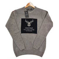 Mens Hand Knitted Wool Sweater - Customized Size, Available In Different Colors