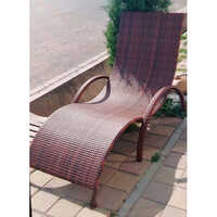 Wicker Rattan Outdoor Chaise Lounge Chair No Assembly Required