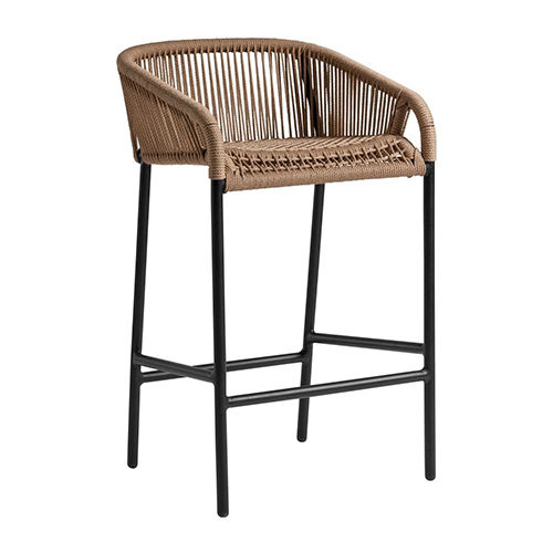 Wicker Outdoor Patio Stool and Chair