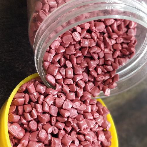 Plastic Maroon Granules