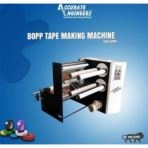 BOPP Tape Slitting Rewinding Machine 600MM