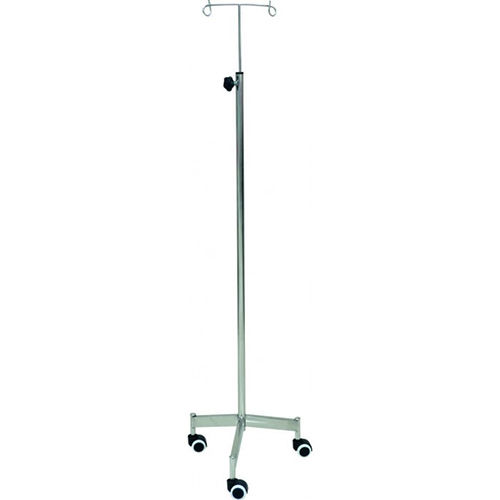 IV STAND STAINLESS STEEL WITH 2 INCH WHEELS