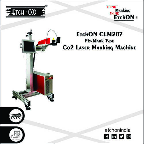 EtchON Fly Mark CO2 Laser Marking Machine CLM207