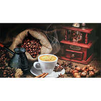 Multicolour Coffee Pack Label