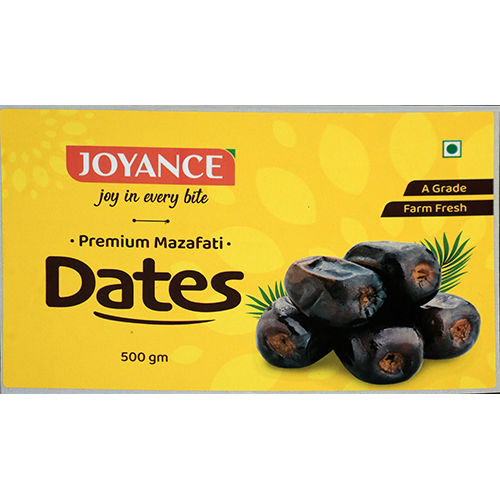 Multicolour Dates Pack Label