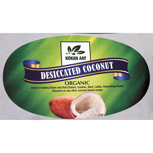 Dessicated coconut pack labels