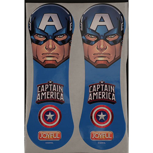 Captain America toys labels