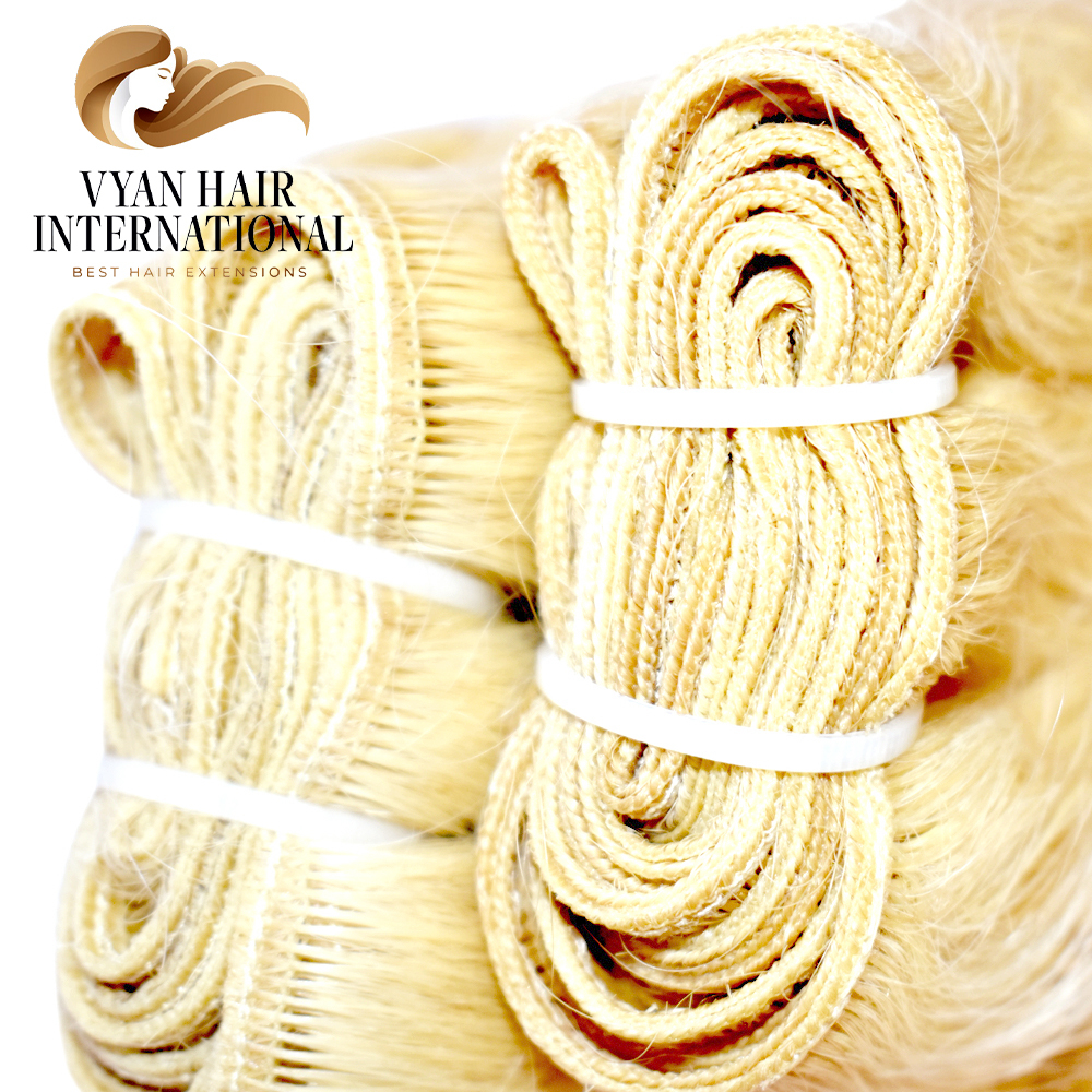 Cuticle Aligend 100% Virgin 613 Hair Bundles Blonde Brazilian Human Hair
