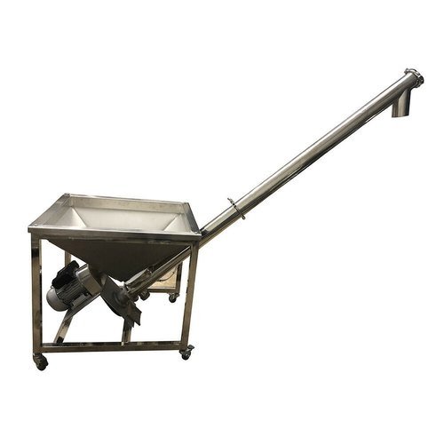 Screw Conveyor - Stainless Steel, Customized Size | Industrial Heat Resistant Flat Belt Mechanism for Bulk Solids Handling