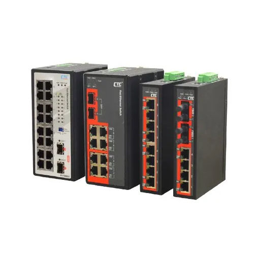 Black Ifs-1602Gs Industrial Unmanaged Ethernet Switches