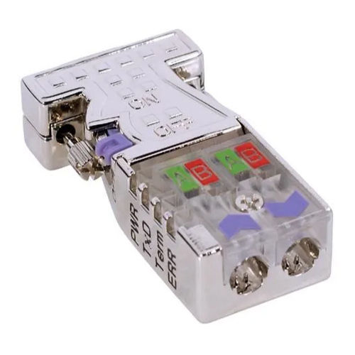 White Metal Profibus Connector