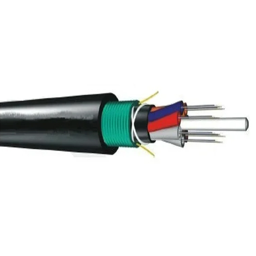 6 Core Single Mode Armored Fiber Optic Cable