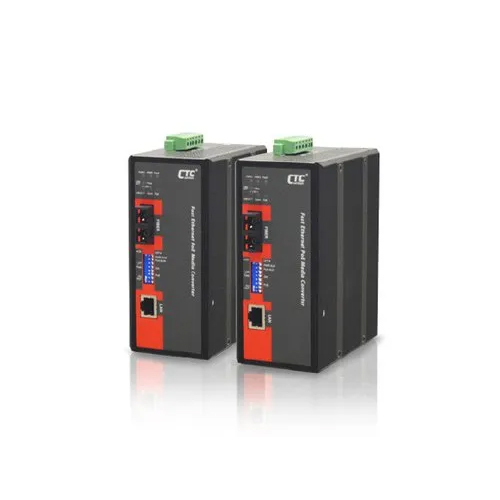IMC-100-PH12 Industrial PoE Media Converter