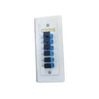 Fiber Optic Patch Panel - Metal, 6-port Single Mode | Industrial Application, High Durability