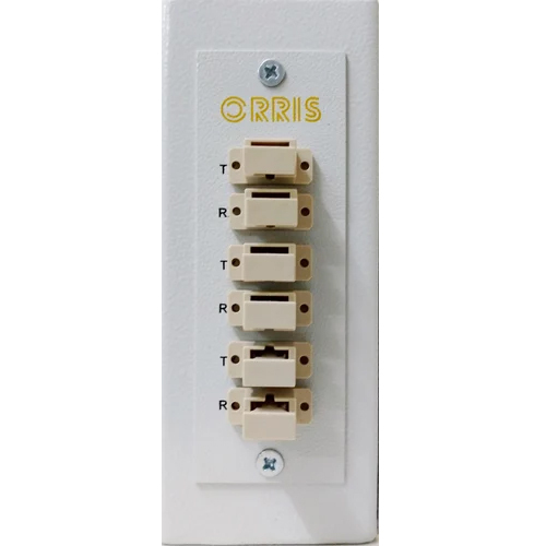6Port Multi Mode SC OM1 Din Rail Mount Fiber Optic Patch Panel