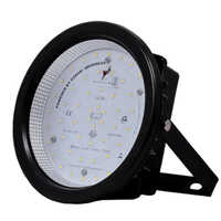 Led High Bay Light - Aluminium Material, Different Size Options | Round Shape, Black Color For Industrial Applications