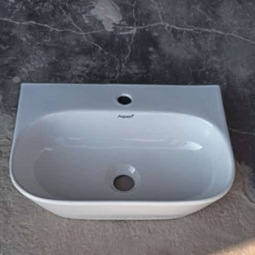 White Oval Ceramic Wash Basin