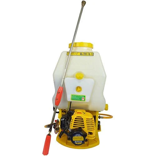 Multicolored Kk-708-Al1 Knapsack Petrol Power Sprayer