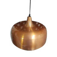 350mm Brass Hanging Light - Color: Brown