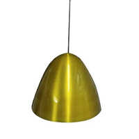 Brown 350Mm Aluminium Golden Hanging Light