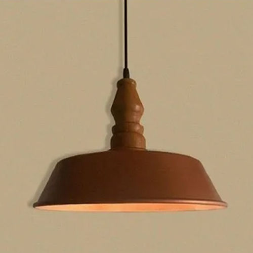 Brown 345Mm Copper Hanging Light