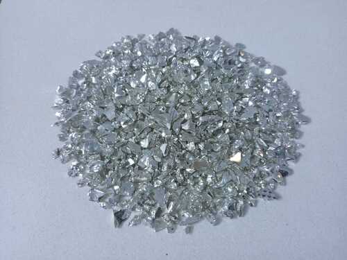 Premium quality silver coated glass chips for jewelry making craft used