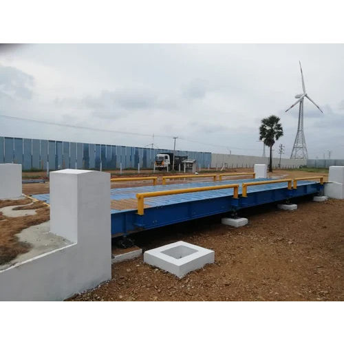 Blue Mild Steel Electronic Weighbridge