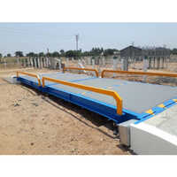 Blue Electronic Pitless Concrete Weighbridge