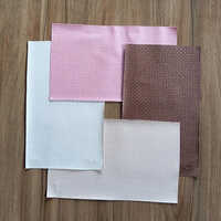 Different Available Jute Pu Texture Leather Fabric