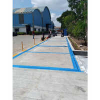 Concrete Pit Type Weigh Bridges - Color: Blue