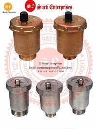 Air Vent Valve - Brass, 3/8", 1/2", 3/4", 1", Max Pressure 10 Bar, Max Temp 110 C | Nylon Float, Built-in Check Valve, Reduces Corrosion, Improved Efficiency
