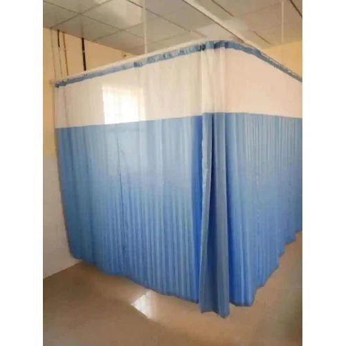 Blue Hospital Curtain Track System