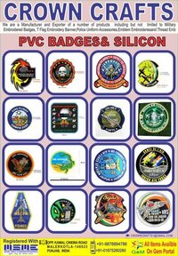 Embroidery Fashion Badges - Cloth Material, Custom Size, Eco-friendly, Custom Design Logo, Embroidered Pattern, Brass Plating, Custom Shape