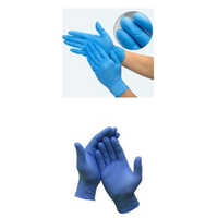 Nitrile Gloves - Nitrile Material, Blue Color | Plain Pattern, Durable Protection