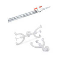 Burette And Burette Clamp - Accuracy: A 0.1 Ml (burette)