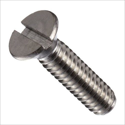 Polished Ss Csk Slotted Screw