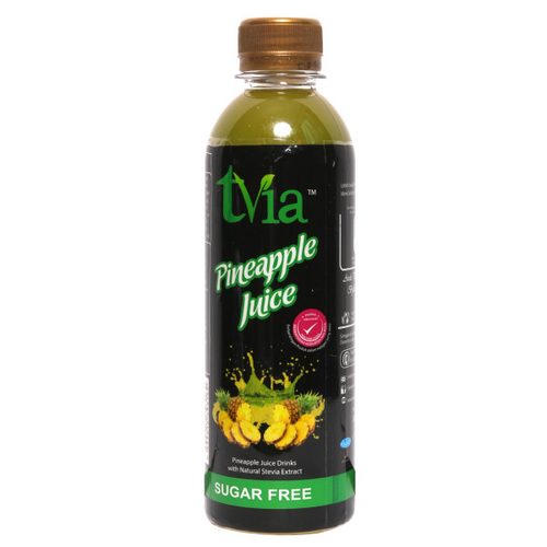 Pineapple Juice drinks with natural Stevia extract