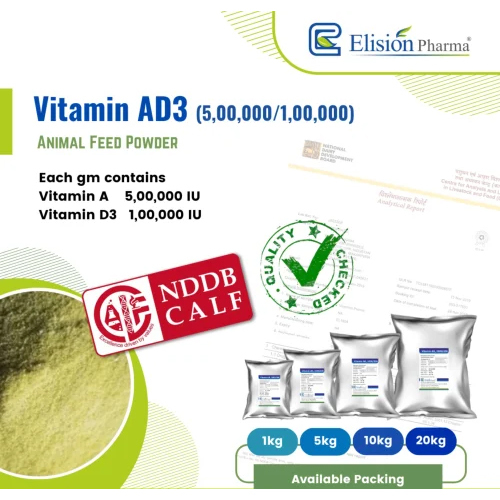 Vitamin Ad3 Animal Feed Powder 500-100 Application: Fodders