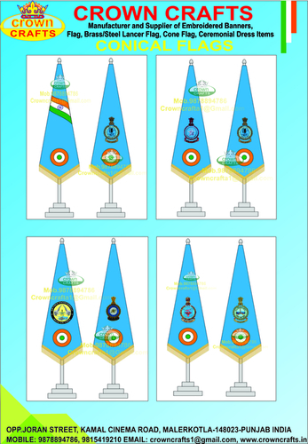 Indian Air Force Conical Flags