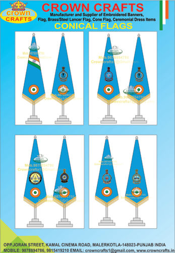 Indian Air Force Conical Flags