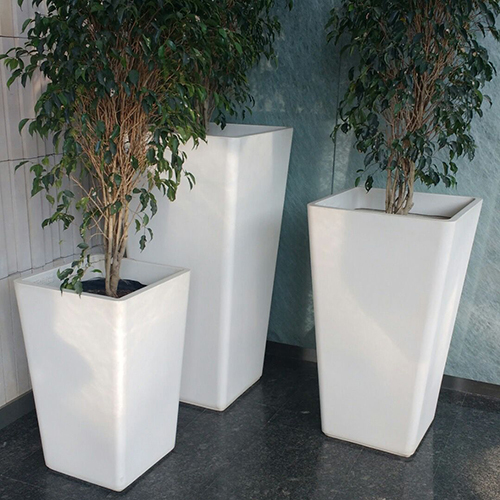 Fiber Modern Pillar Planter