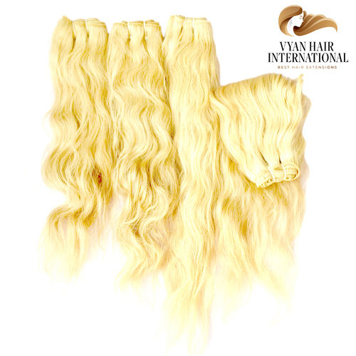 Unprocessed Blonde Raw Brazilian Hair Bundles Cuticle Aligned Hair