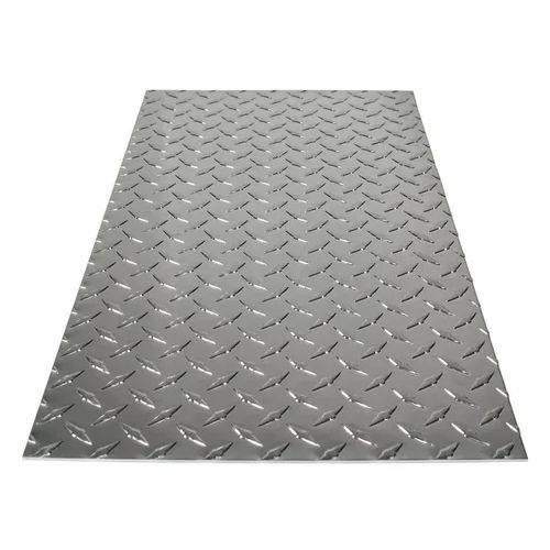 Mild Steel Chequered Plate - Stainless Steel, Polished Finish | Customized First Class AISI Quality