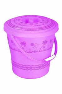 Frosty Bucket 16 No. With Lid - Color: Pink