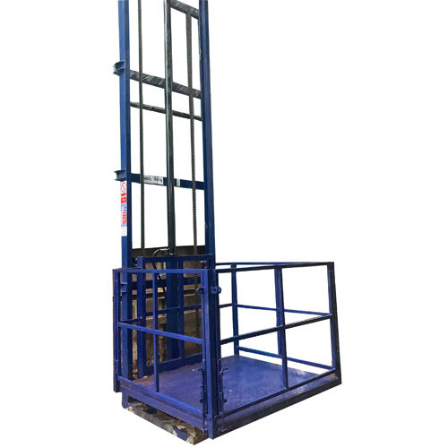 Easy To Operate 2 And 4 Channel Single Cylinder Hydraulic Goods Lift