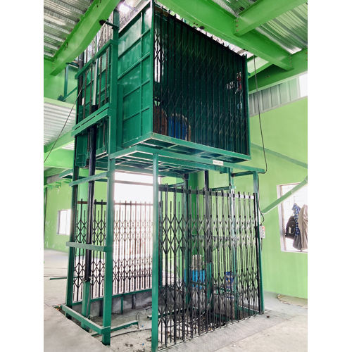 4 Channel Double Cylinder Hydraulic Goods Lift